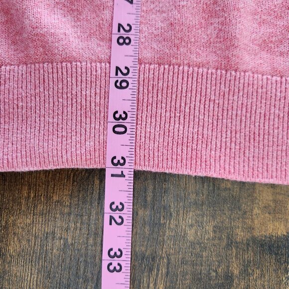 Vineyard Vines Men's Pink Cashmere Cotton Blend Quarter Zip Sweater, 2XL Preppy - Picture 8 of 8